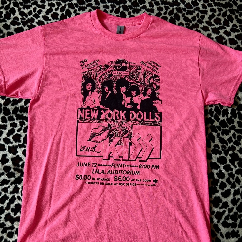 New York Dolls Vintage 1974 Flyer Tee